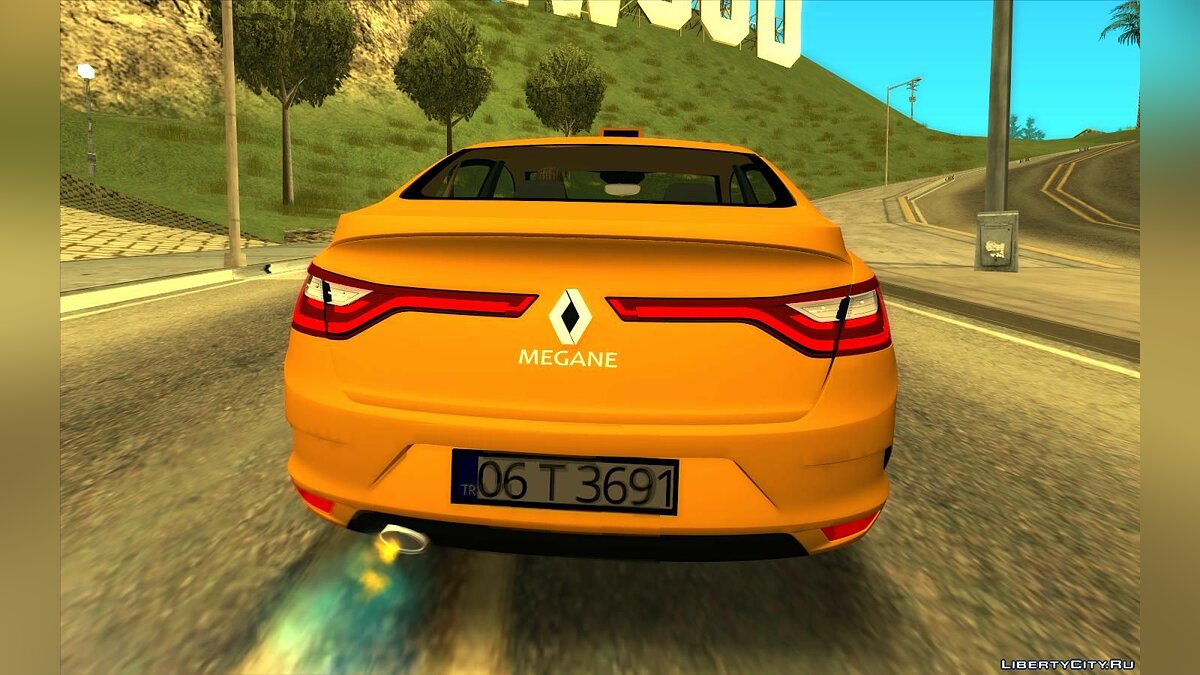 Скачать Renault Megane - Такси для GTA San Andreas