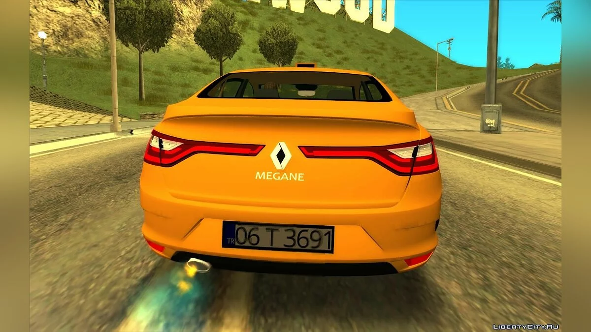 Renault Megane - Такси / GTA San Andreas
