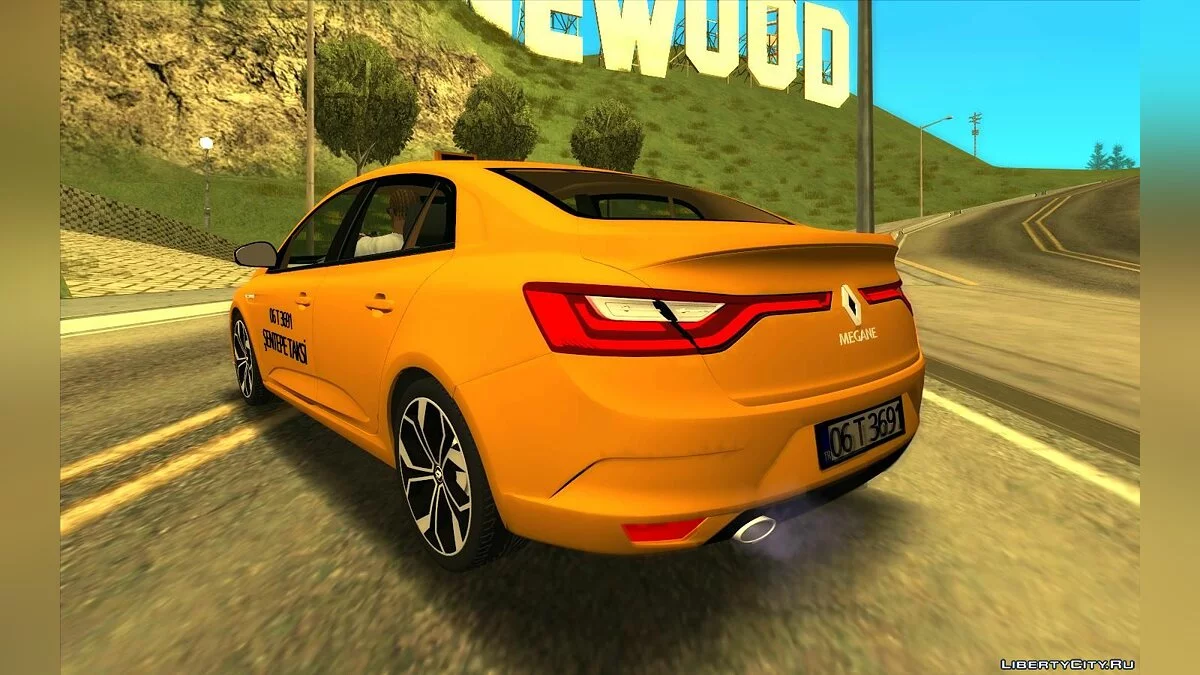 Renault Megane - Такси / GTA San Andreas