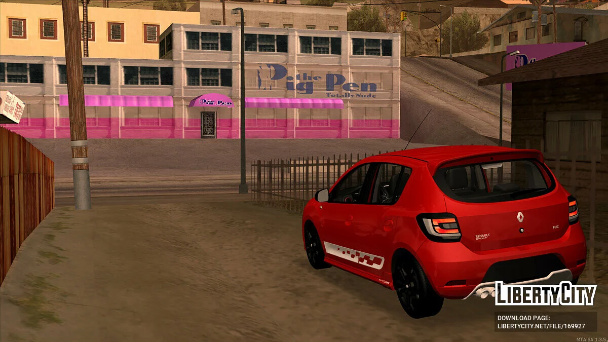 Renault Sandero RS / GTA San Andreas