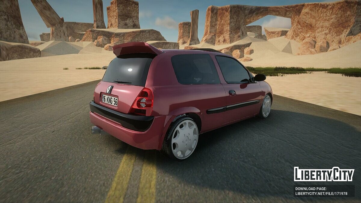 Renault Clio 2 Coupe для GTA San Andreas - Картинка #2