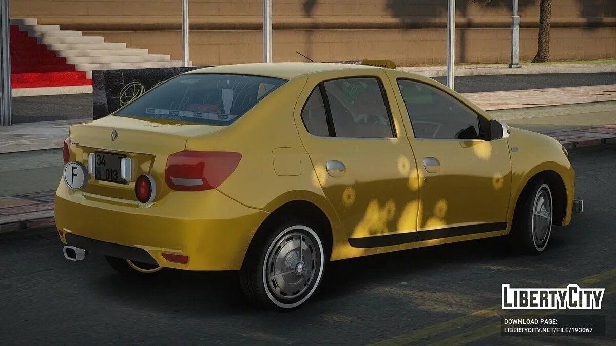 Renault Symbol 2016 Etiket Taksi / GTA San Andreas