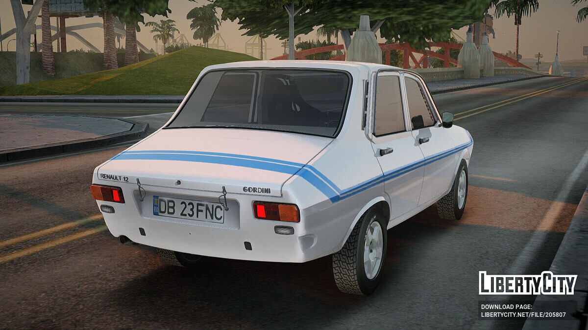 Скачать Renault 12 Gordini для GTA San Andreas