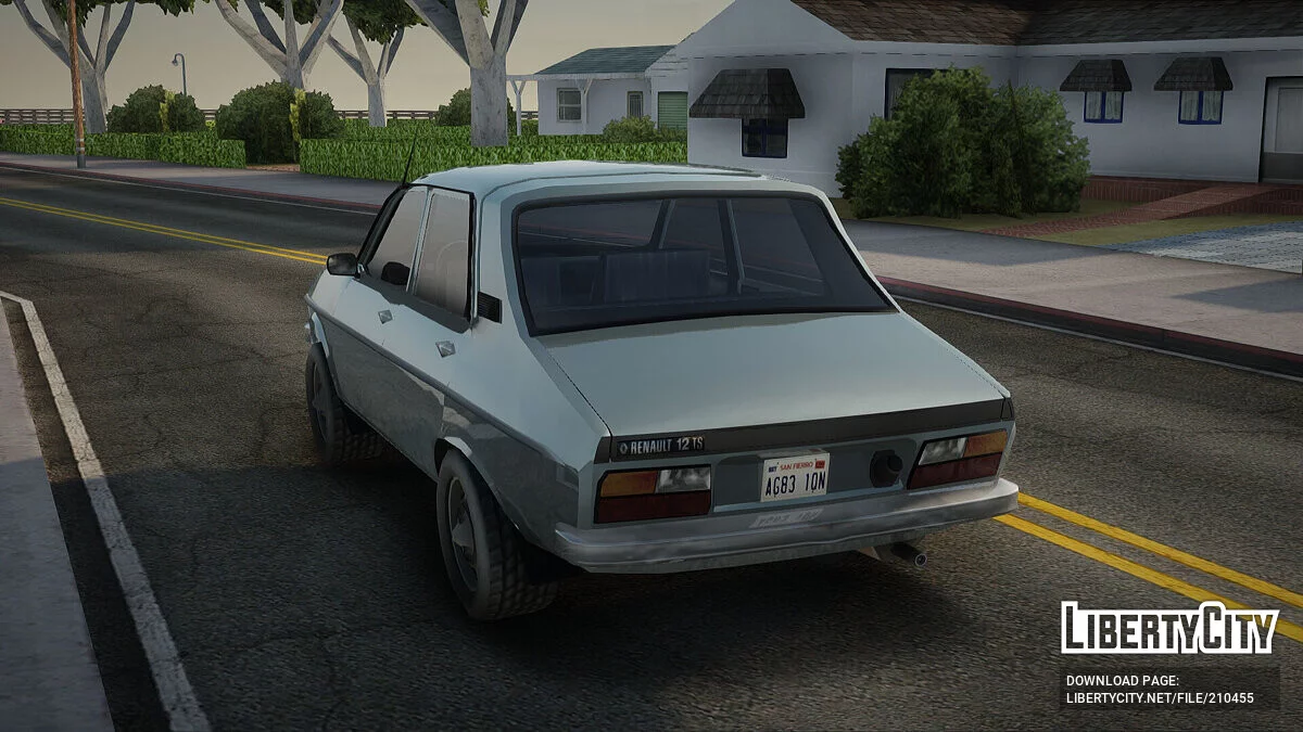 Renault 12 TS SA Style / GTA San Andreas