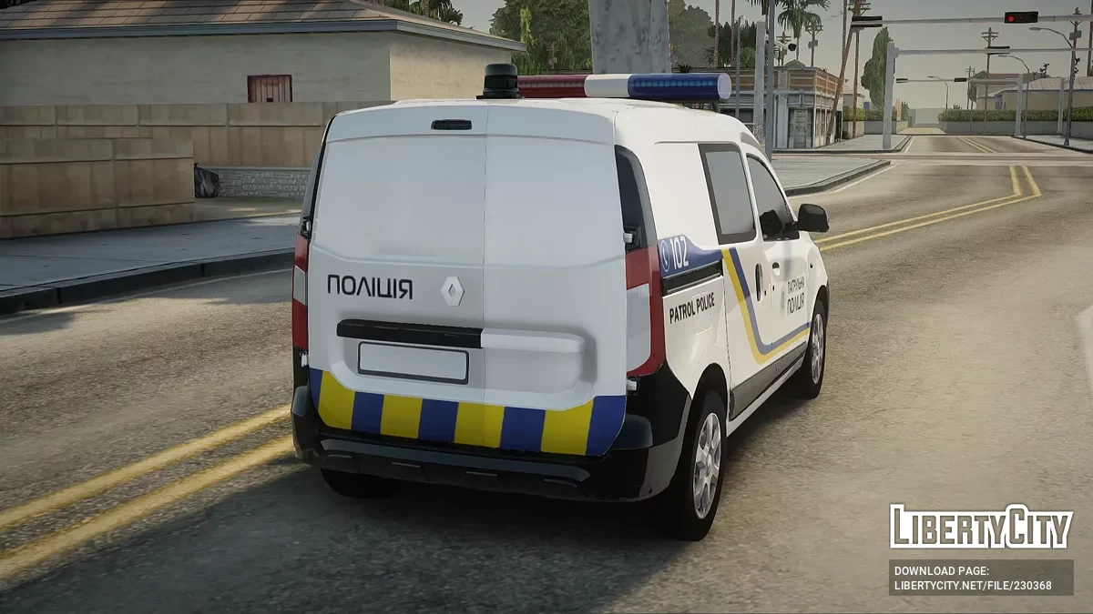 Renault Dokker Полиция Украины / GTA San Andreas