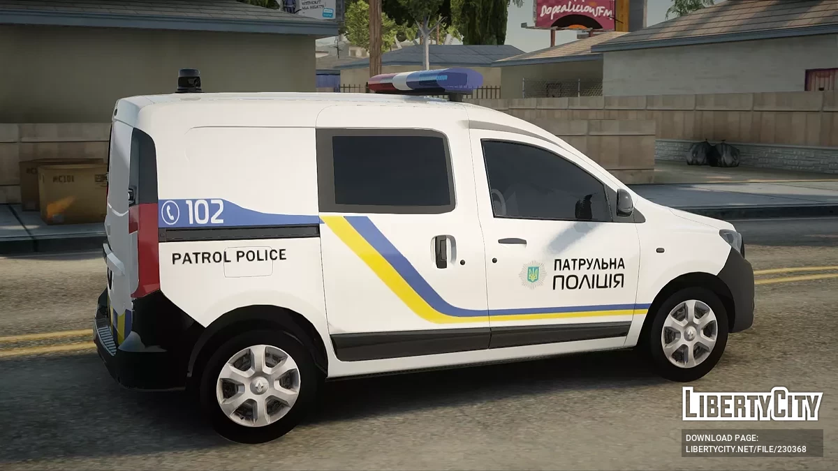 Renault Dokker Полиция Украины / GTA San Andreas