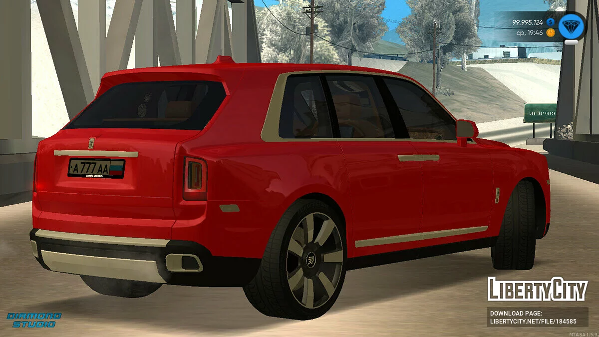 Rolls-Royce Cullinan + CCD / GTA San Andreas