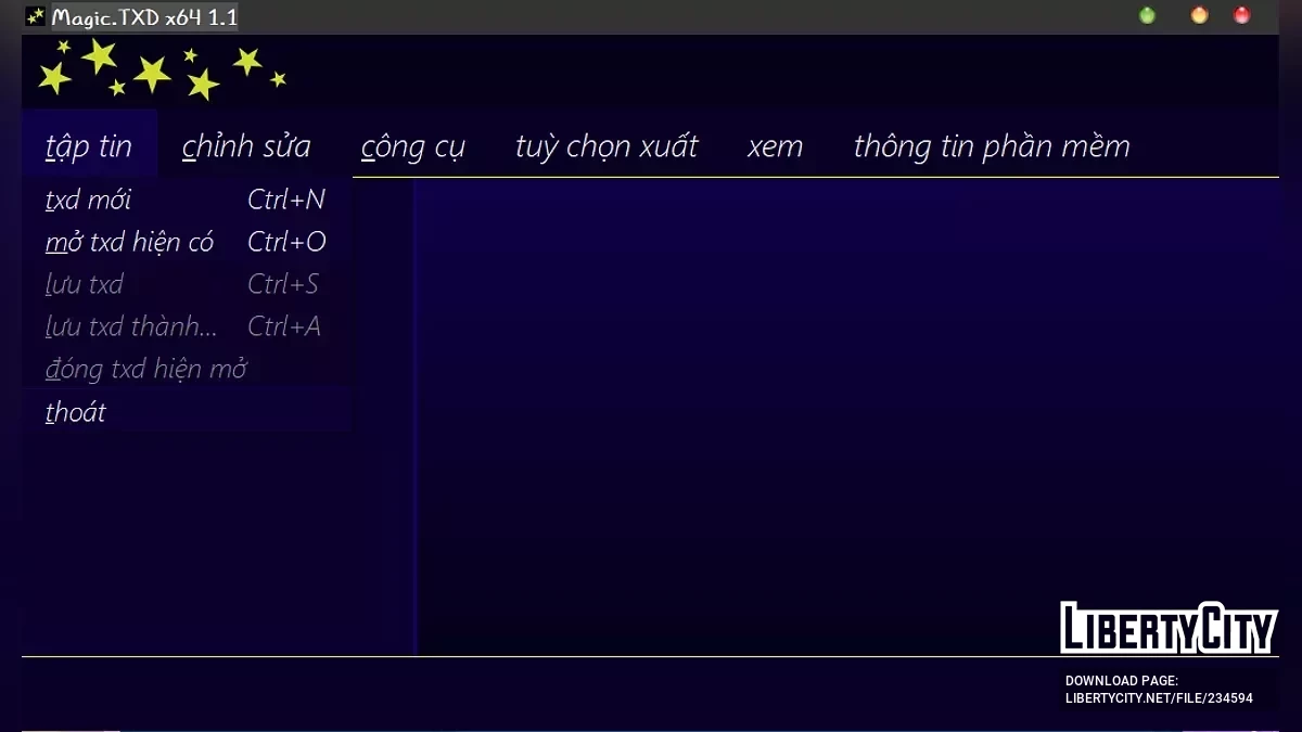Вьетнамская локализация для MagicTXD / GTA San Andreas