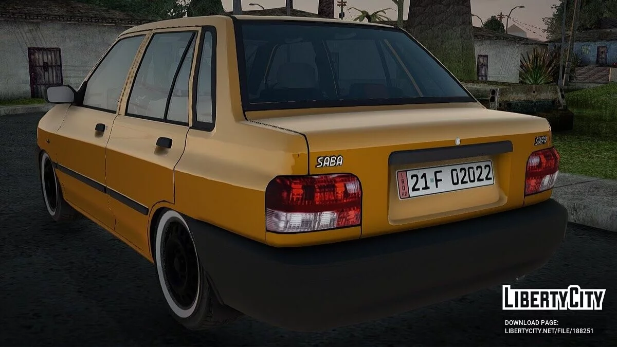 Saipa Saba [IVF] Taxi Baghdad / GTA San Andreas