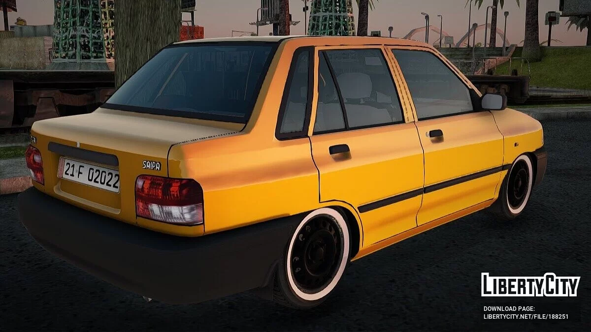 Saipa Saba [IVF] Taxi Baghdad / GTA San Andreas