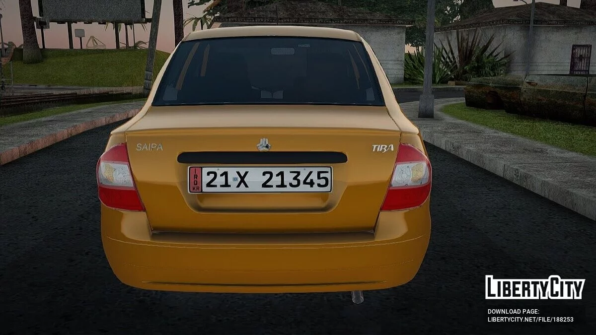 Saipa Tiba IVF Taxi Baghdad / GTA San Andreas