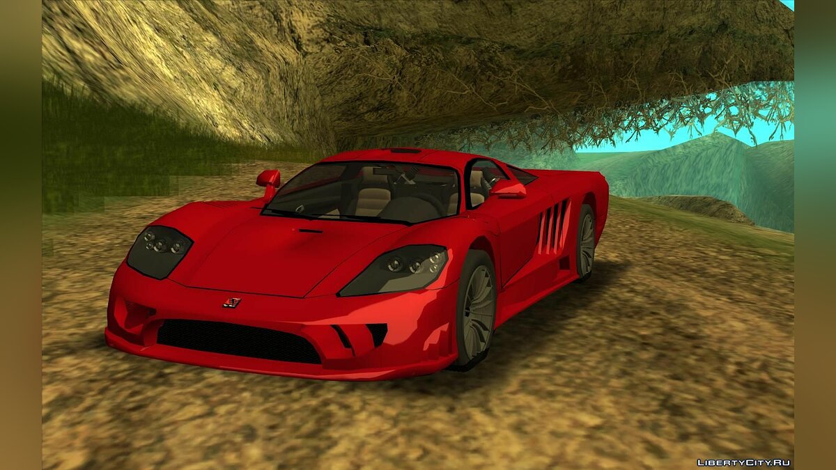 Скачать Saleen S7 Twin Turbo Custom Tuned для GTA San Andreas