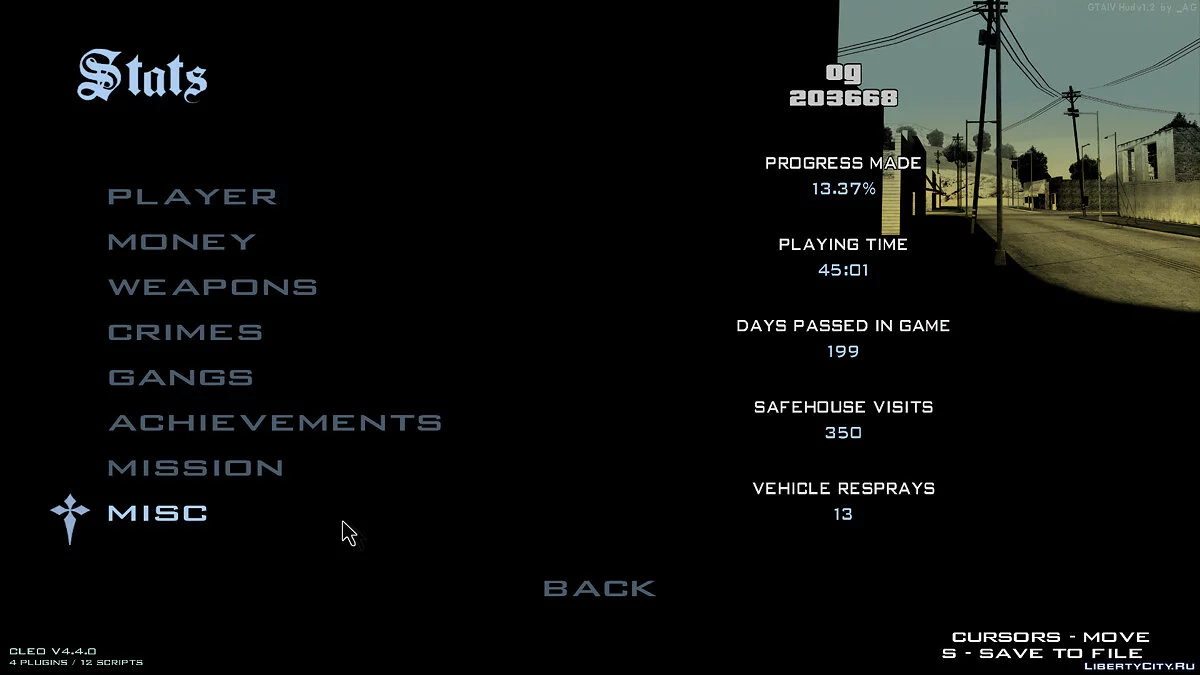 Сохранение от 4emp (SA) / GTA San Andreas