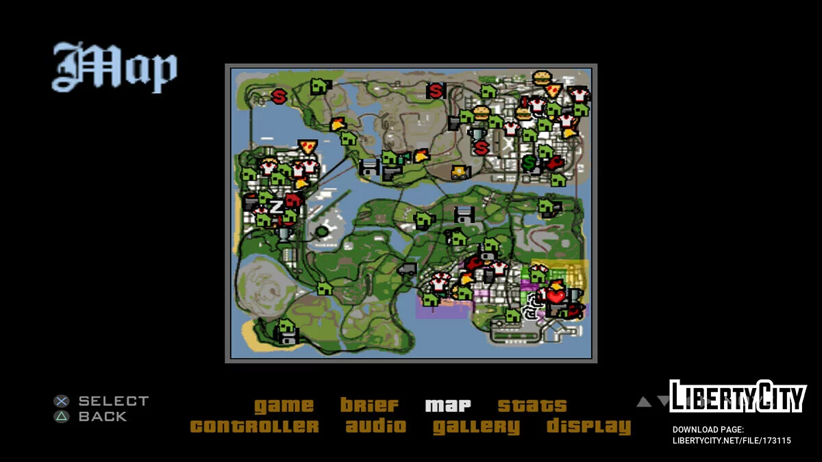 Сохранение 45.45% для PS2 / GTA San Andreas