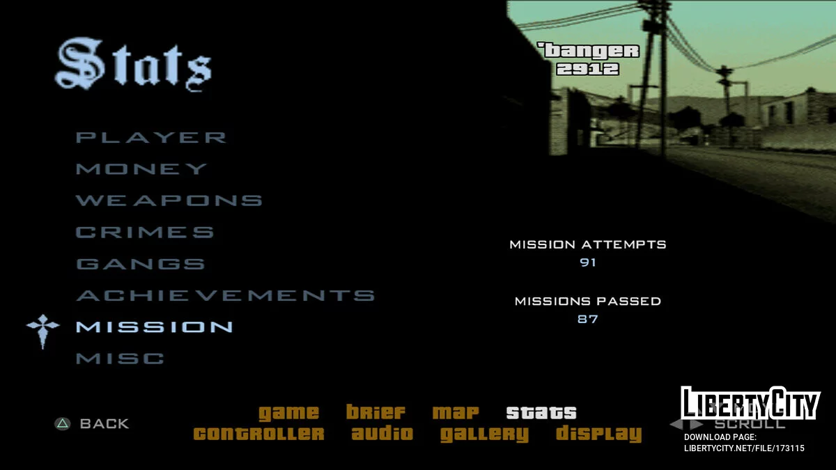 Сохранение 45.45% для PS2 / GTA San Andreas
