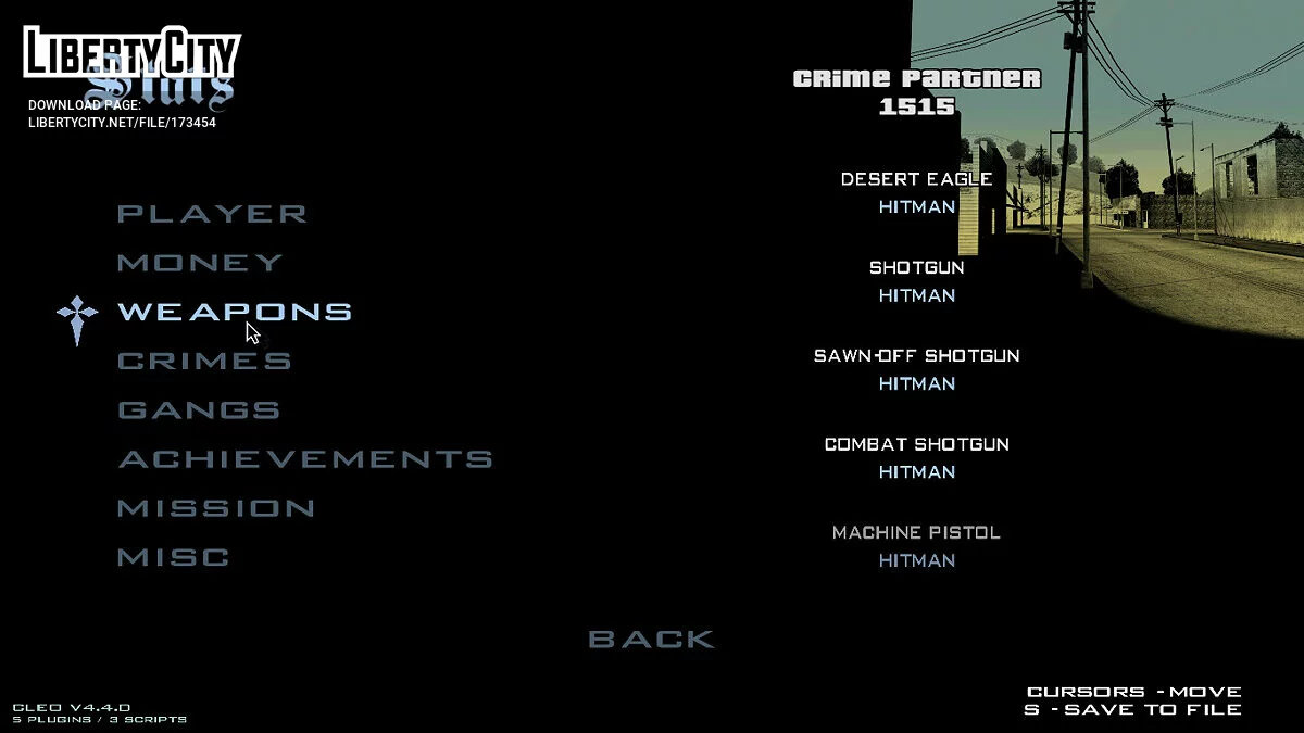 Стартовое Сохранение Grand Theft Auto San Andreas / GTA San Andreas