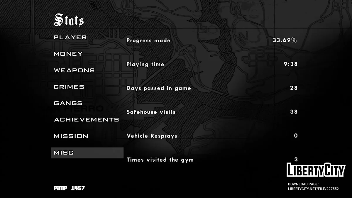 33.69% и 45.45% Сохранения для SigmaSCM / GTA San Andreas