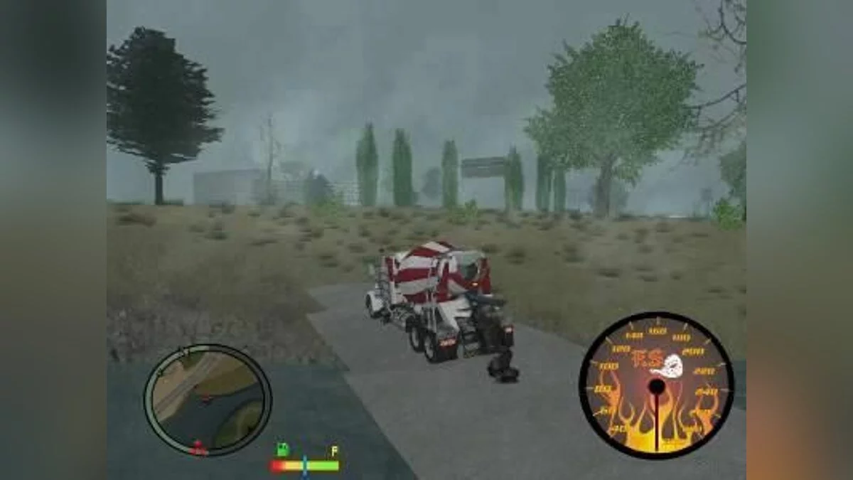 Работающая бетонамешалка / GTA San Andreas