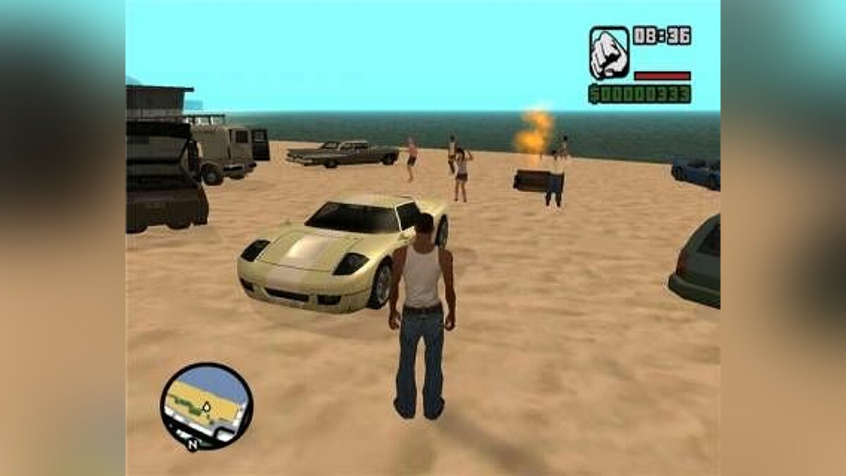 Скачать Пляжная вечеринка для GTA San Andreas