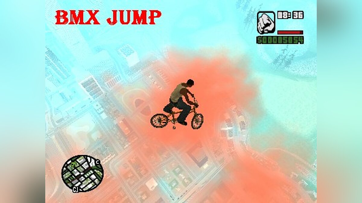 Скачать Безумные прыжки на BMX для GTA San Andreas