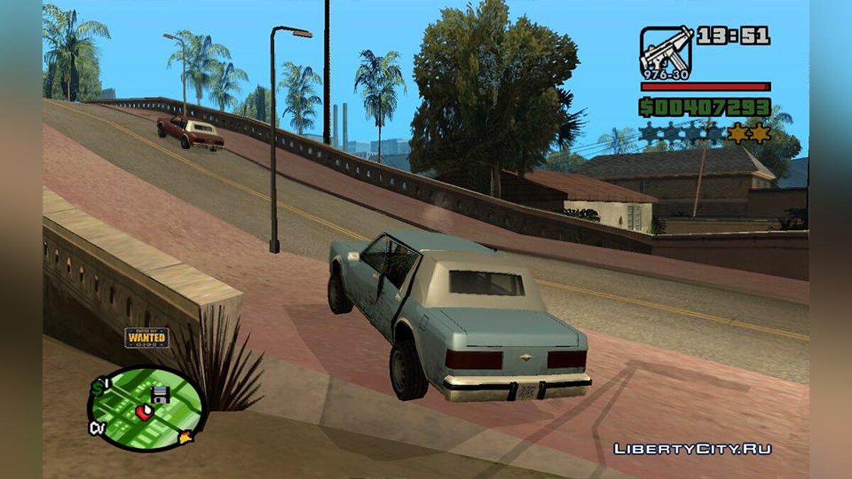 Скачать Машина в розыске для GTA San Andreas