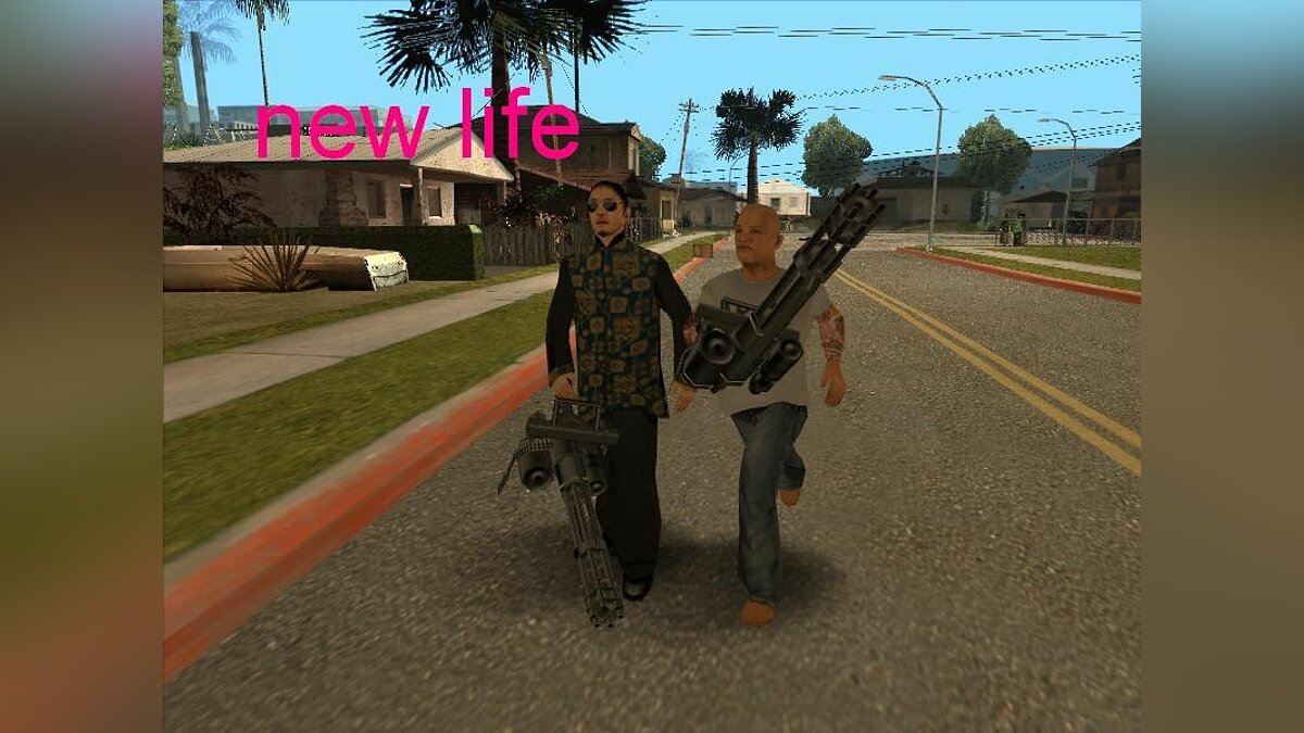 Скачать New life для GTA San Andreas