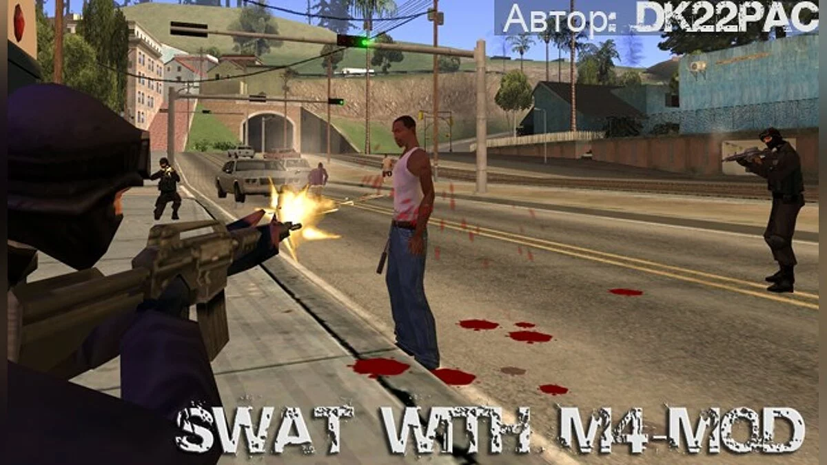 SWAT with M4 / GTA San Andreas