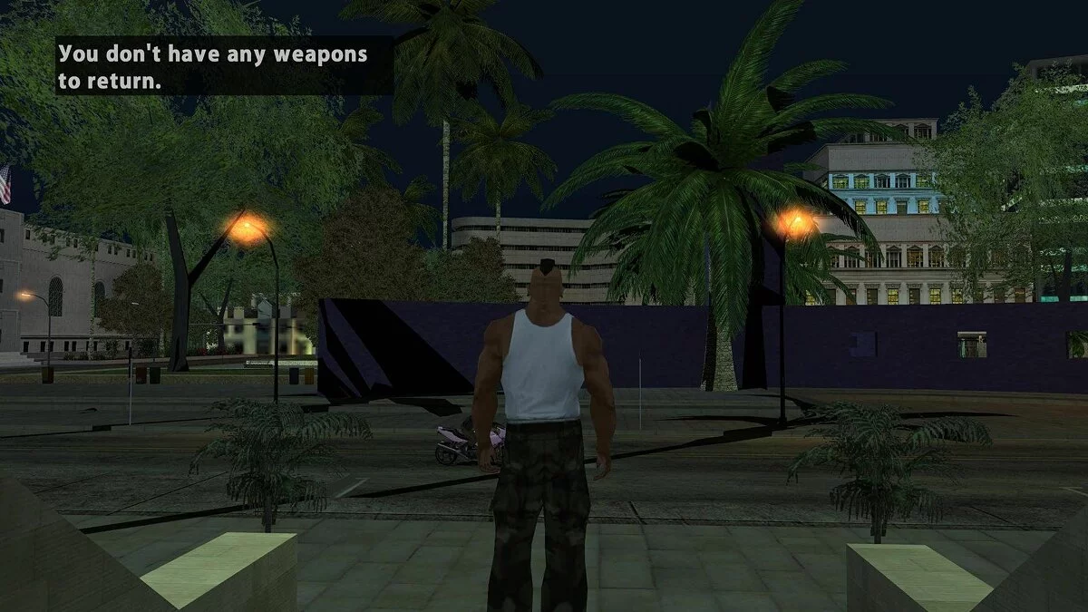Back weapon / GTA San Andreas