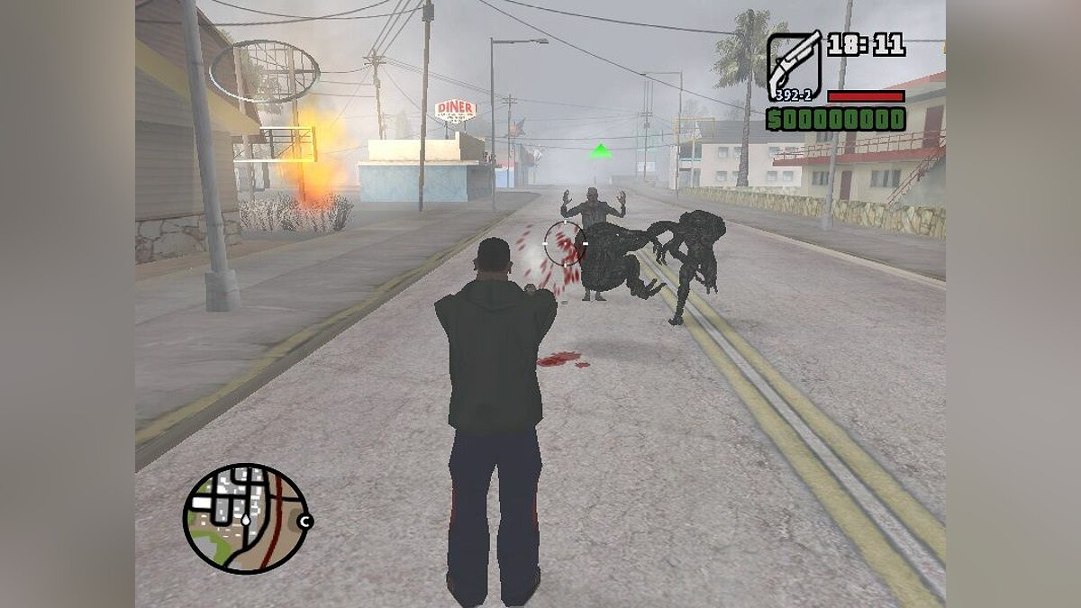 Скачать Zombie v 0.2 для GTA San Andreas