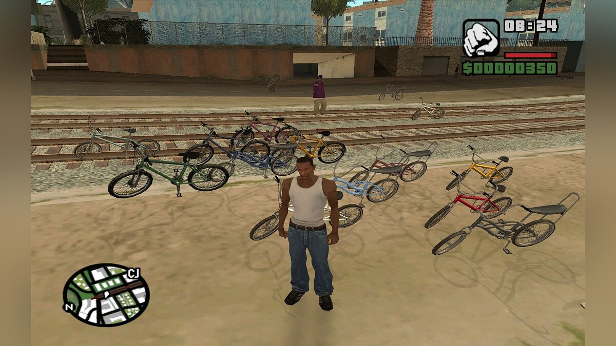 Скачать Spawn велосипедов для GTA San Andreas