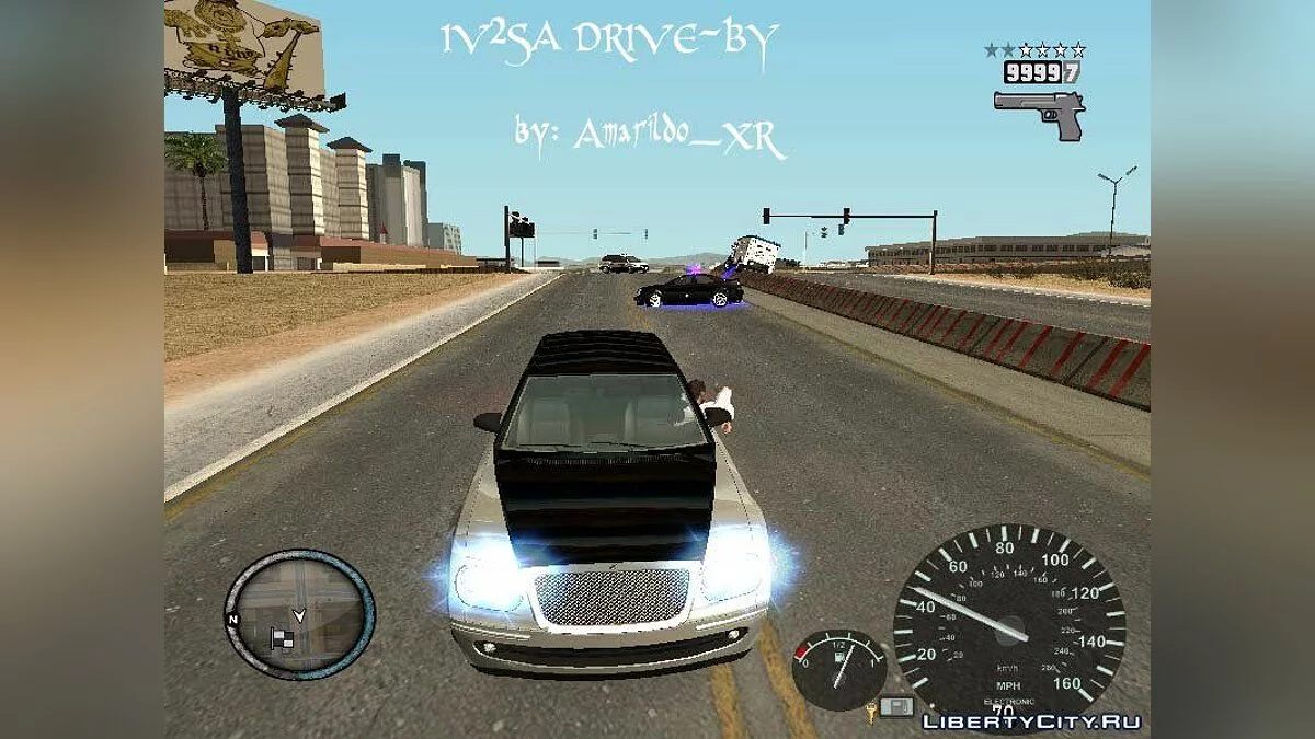 Стрельба при вождении / GTA San Andreas