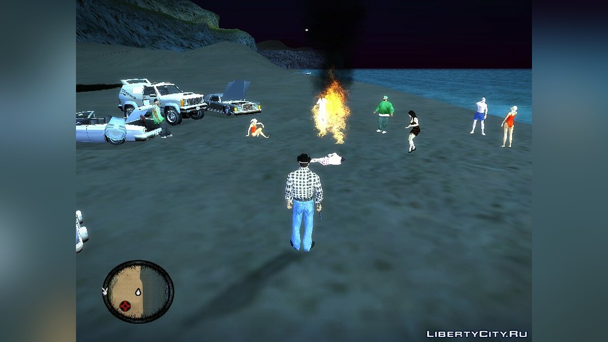 Скачать Beach party для GTA San Andreas