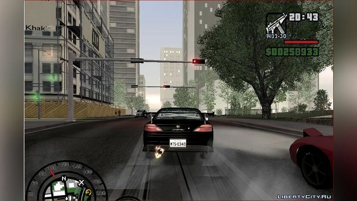 Огонь из выхлопной трубы / GTA San Andreas