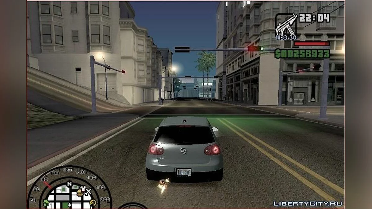 Огонь из выхлопной трубы / GTA San Andreas