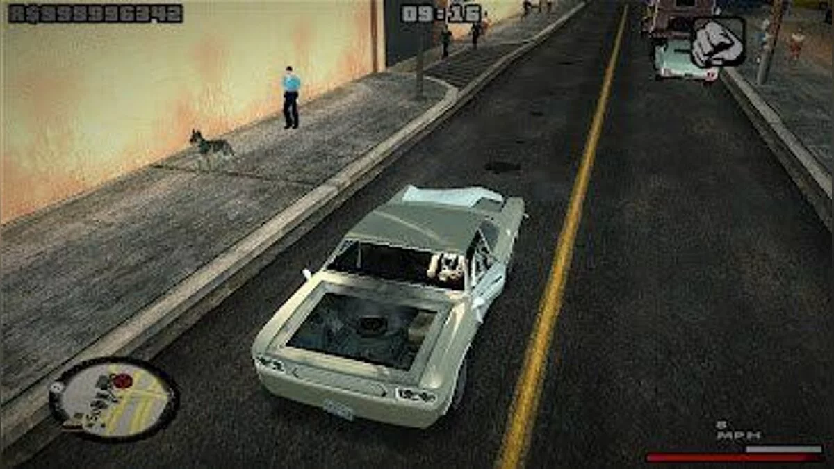 Pingar oleo do carro (утечка масла у машин) / GTA San Andreas