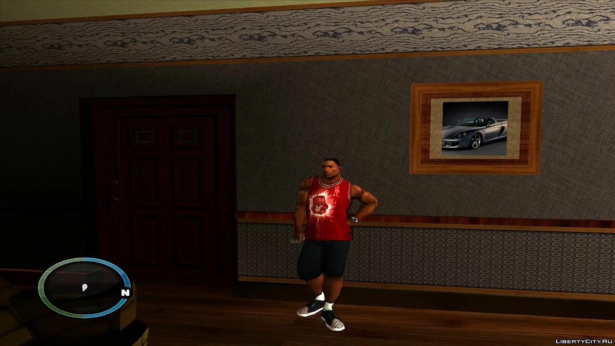 Сидеть и прислониться к стене / GTA San Andreas