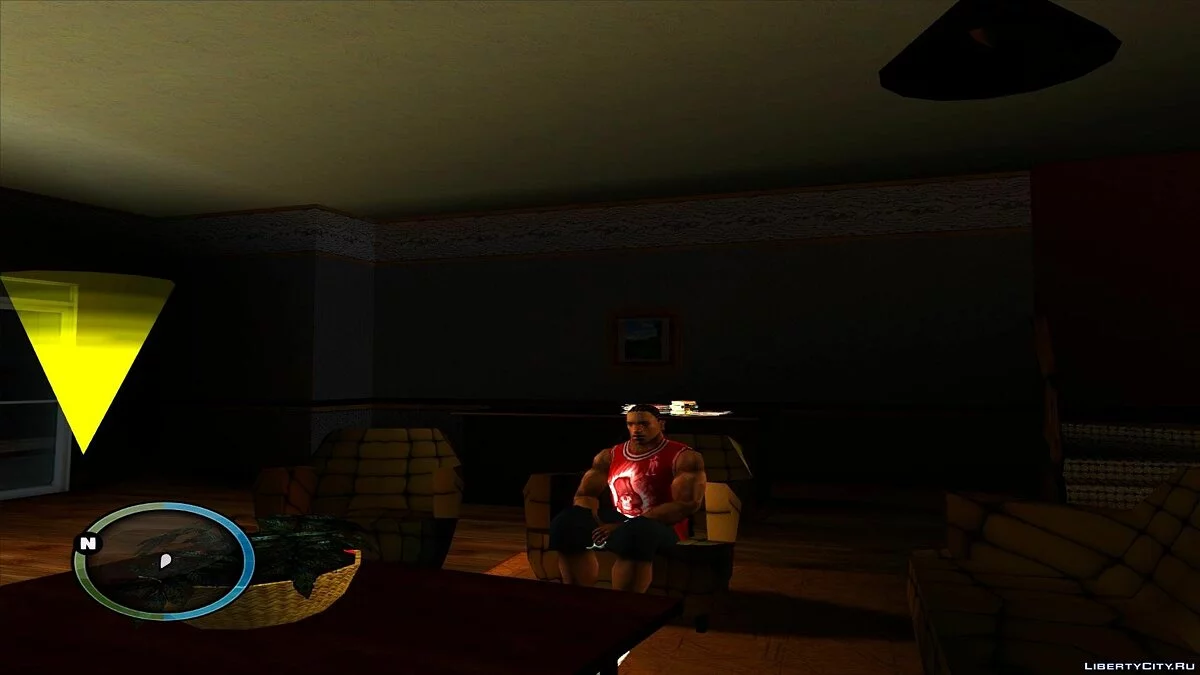 Сидеть и прислониться к стене / GTA San Andreas