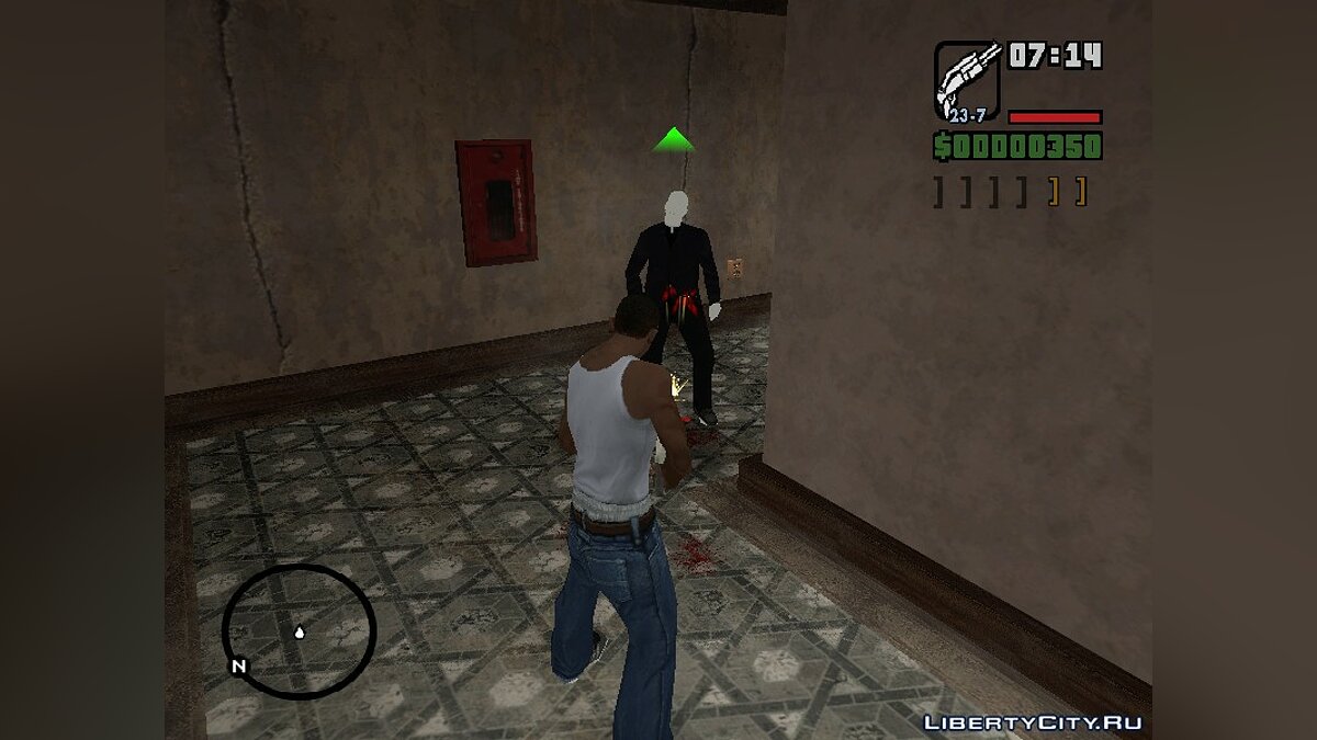 Скачать Slender man version 3 для GTA San Andreas