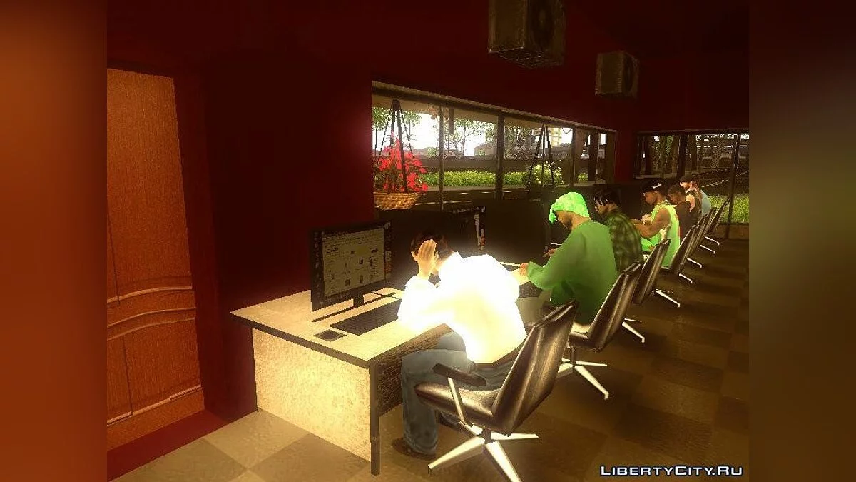 Интернет-кафе в Гантоне / GTA San Andreas