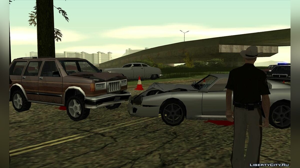 Скачать Аварии на дорогах для GTA San Andreas