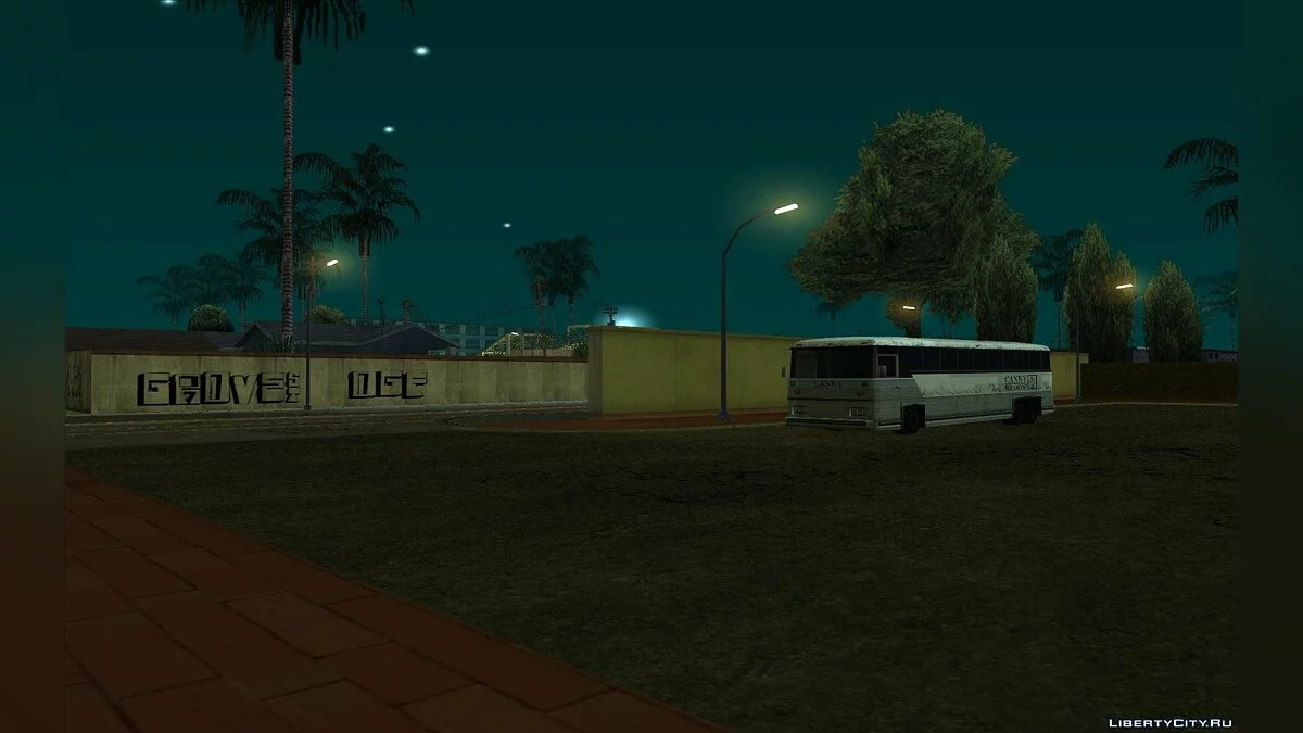 Автобусы и такси на вокзале / GTA San Andreas