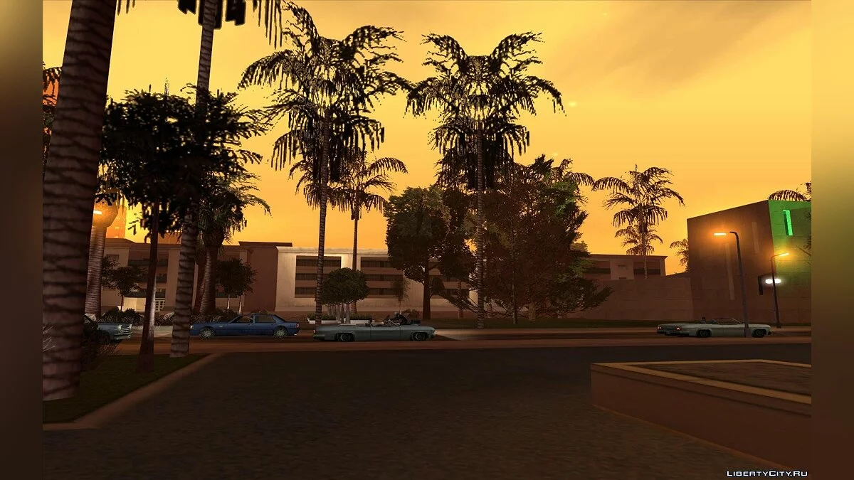 Автобусы и такси на вокзале / GTA San Andreas