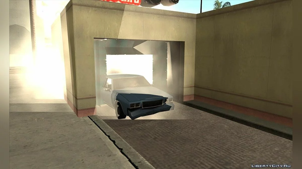 Функционирующая автомойка / GTA San Andreas