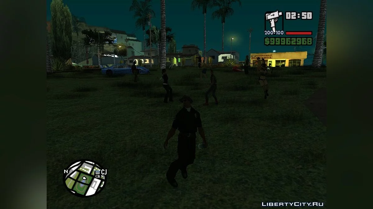 Вечеринка в Глен парке v 1.0 / GTA San Andreas