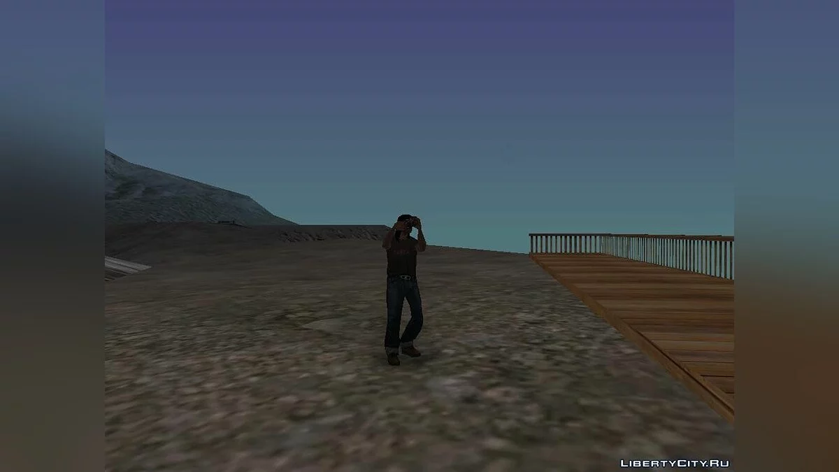 Туристы на горе (фотографирующиеся) / GTA San Andreas
