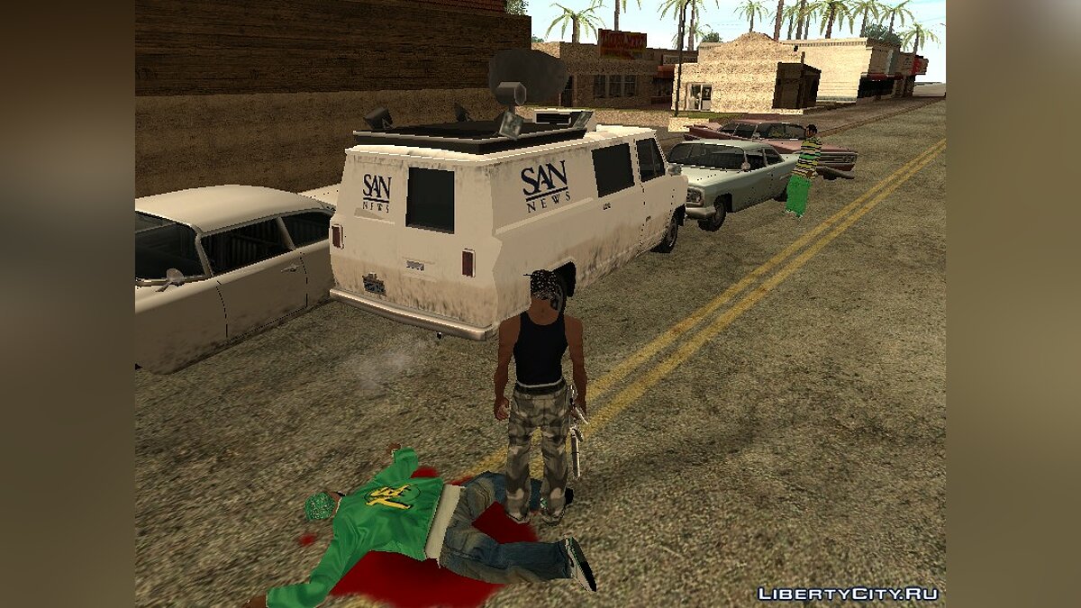 Скачать Newsvan mod или возможность из бета версии игры для GTA San Andreas