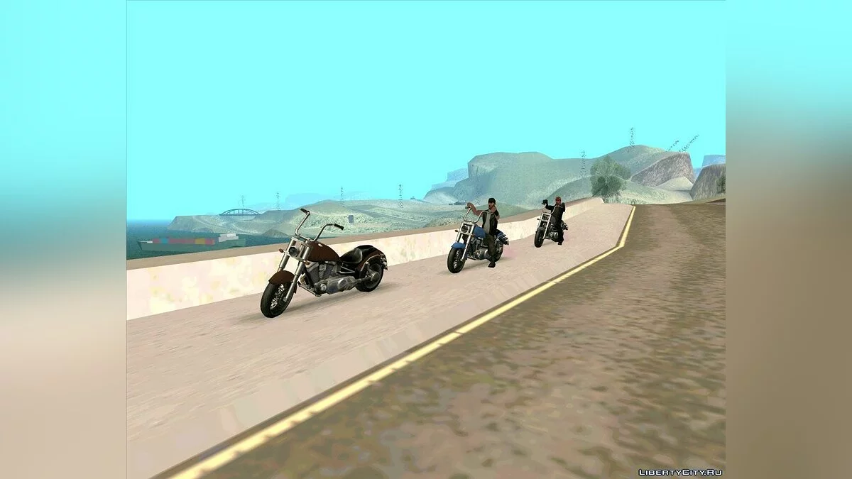 ДТП на мосту Гарвер / GTA San Andreas