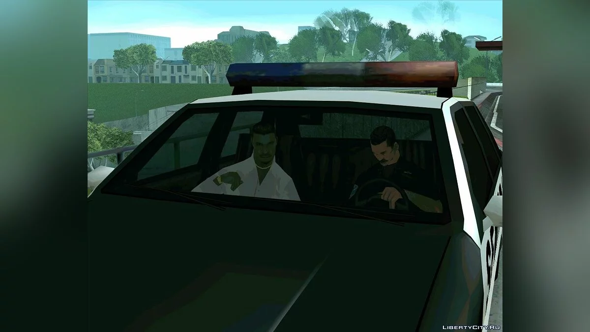 ГАИшник на мосту Гант / GTA San Andreas