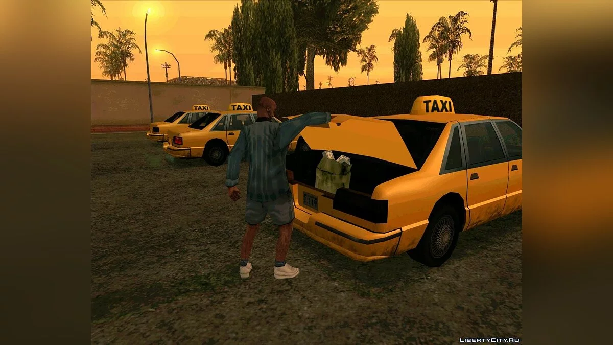 Оживлённый железнодорожный вокзал в Лос Сантосе / GTA San Andreas