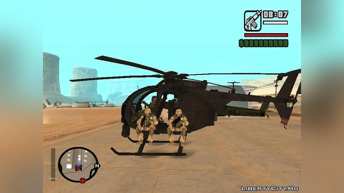 MH6 passanger mod / GTA San Andreas